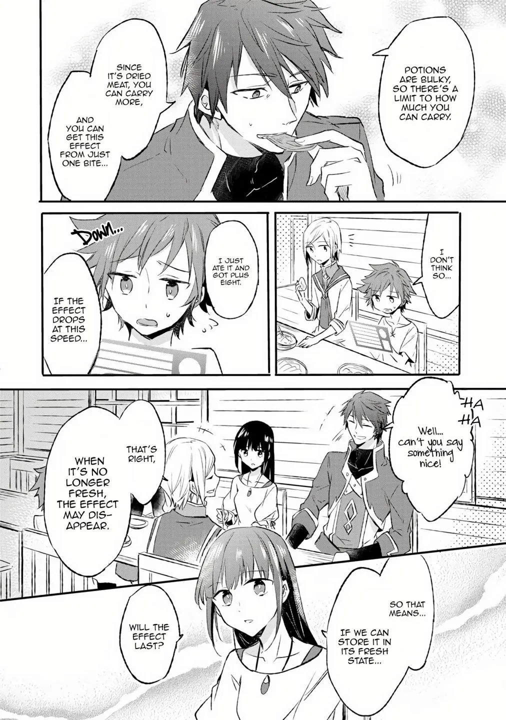 I decided to cook because the potion was soy sauce Chapter 9 page 28 - 