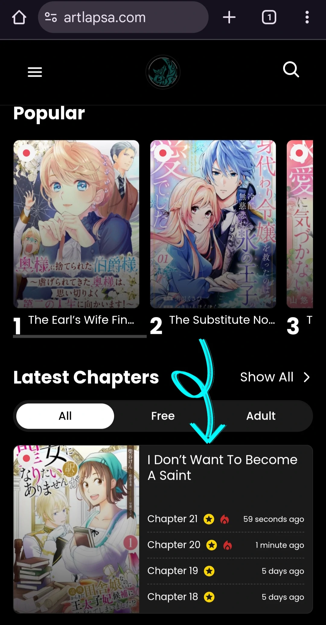 I Don’t Want to Become a Saint Chapter 13 page 1 - 