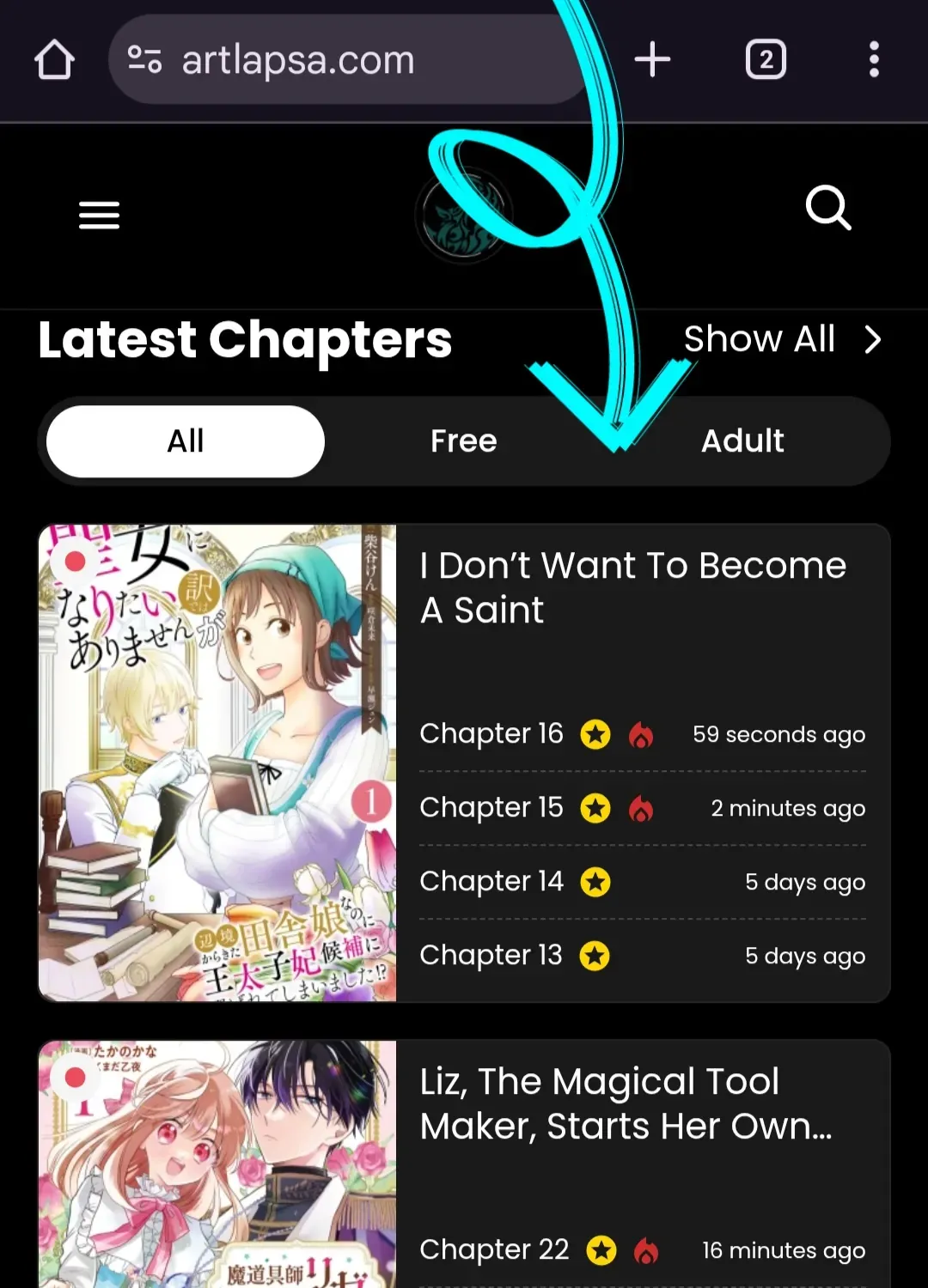 I Don’t Want to Become a Saint Chapter 9 page 2 - 