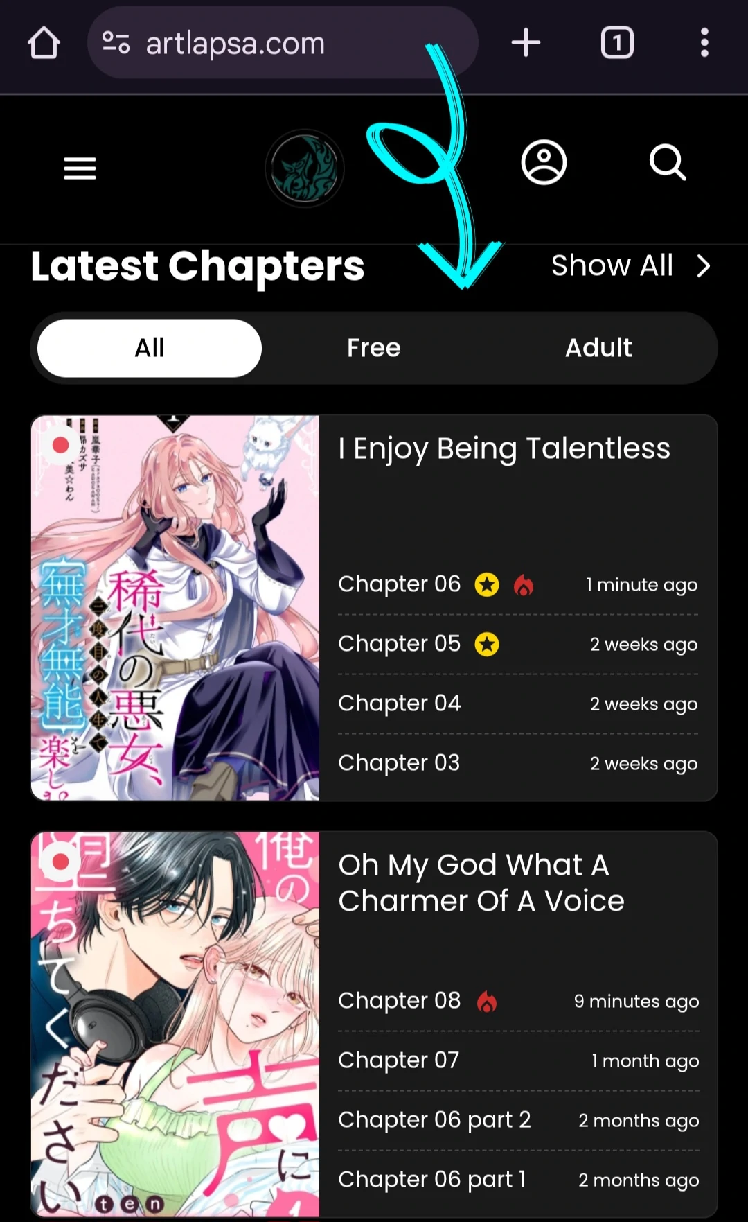 I enjoy being talentless Chapter 3 page 1 - 