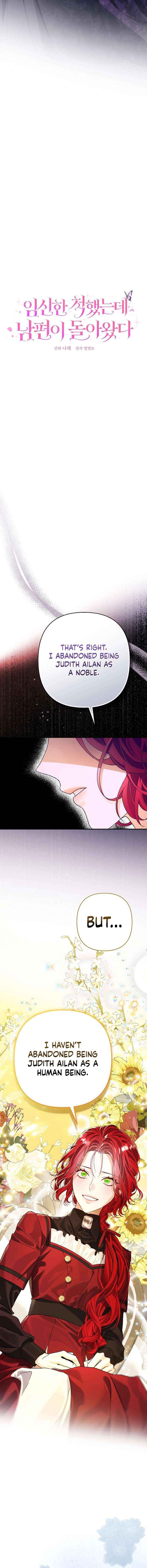 I Faked a Pregnancy, but My Husband Returned Chapter 5 page 2 - 