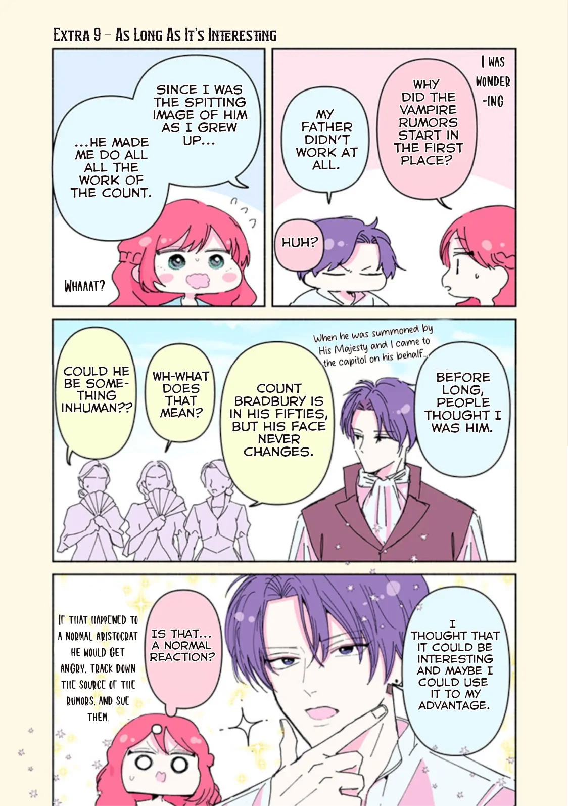 I Fell into a Situationship with the Vampire Count?! Chapter 10.5 page 1 - 