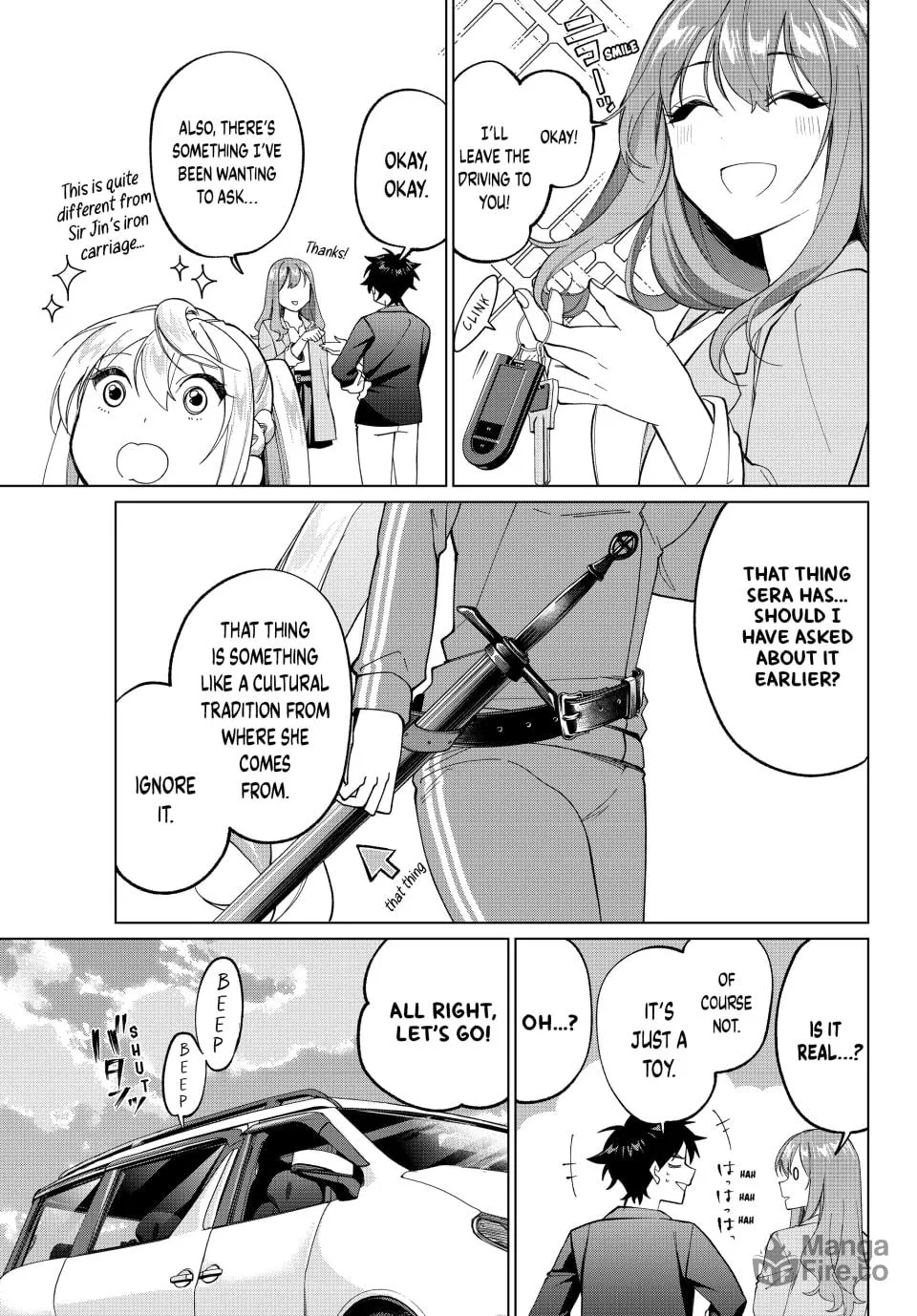 I Found a Female Knight in a Rice Field, in the Countryside They Think She’s My Wife Chapter 13 page 9 - 