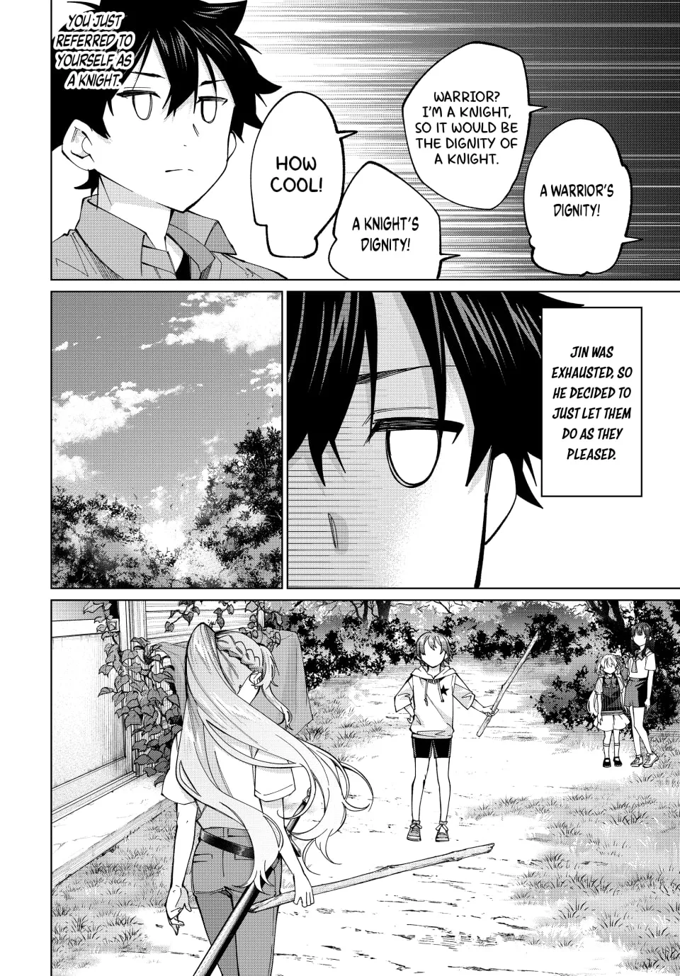 I Found a Female Knight in a Rice Field, in the Countryside They Think She’s My Wife Chapter 30 page 14 - 
