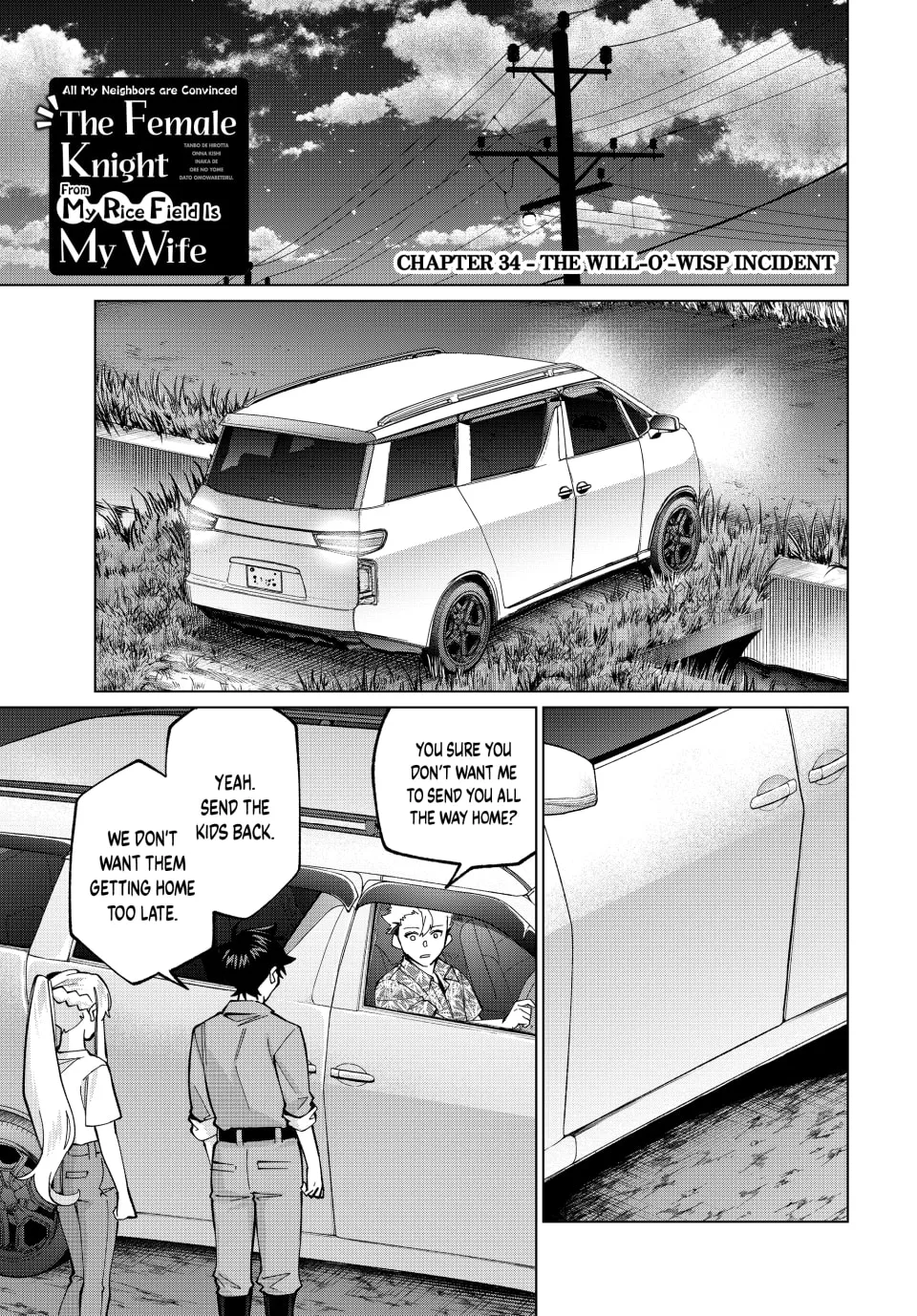 I Found a Female Knight in a Rice Field, in the Countryside They Think She’s My Wife Chapter 34 page 1 - 