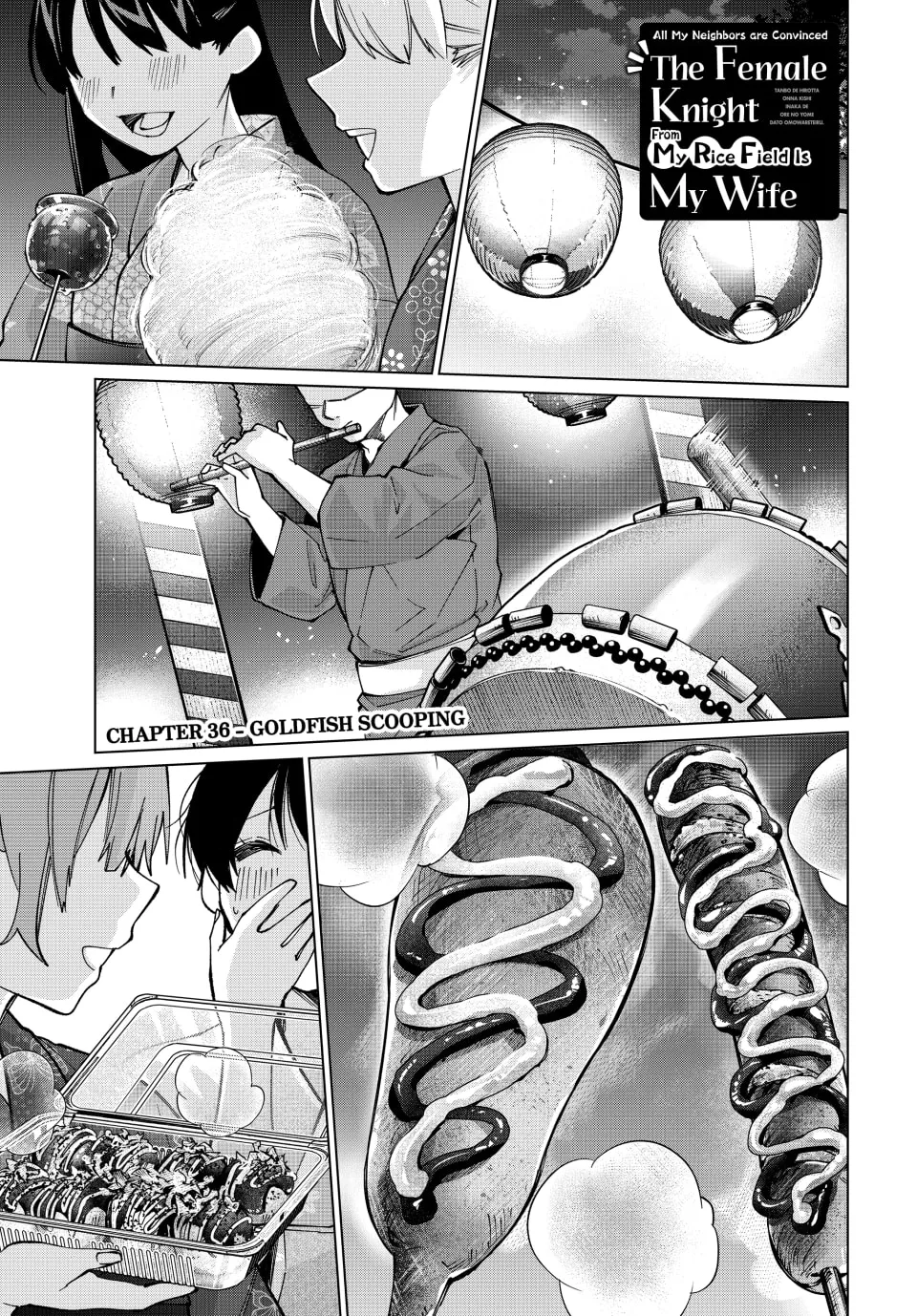 I Found a Female Knight in a Rice Field, in the Countryside They Think She’s My Wife Chapter 36 page 1 - 