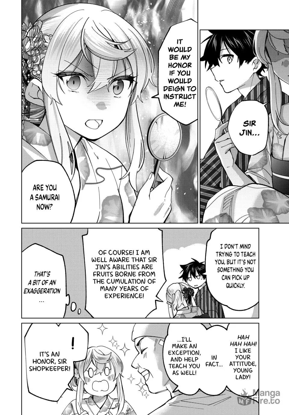 I Found a Female Knight in a Rice Field, in the Countryside They Think She’s My Wife Chapter 36 page 10 - 