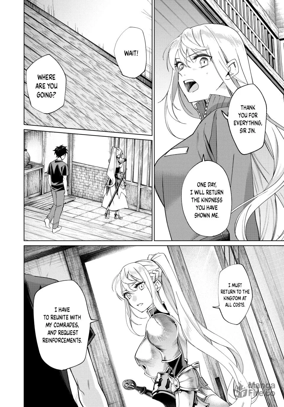 I Found a Female Knight in a Rice Field, in the Countryside They Think She’s My Wife Chapter 4 page 10 - 