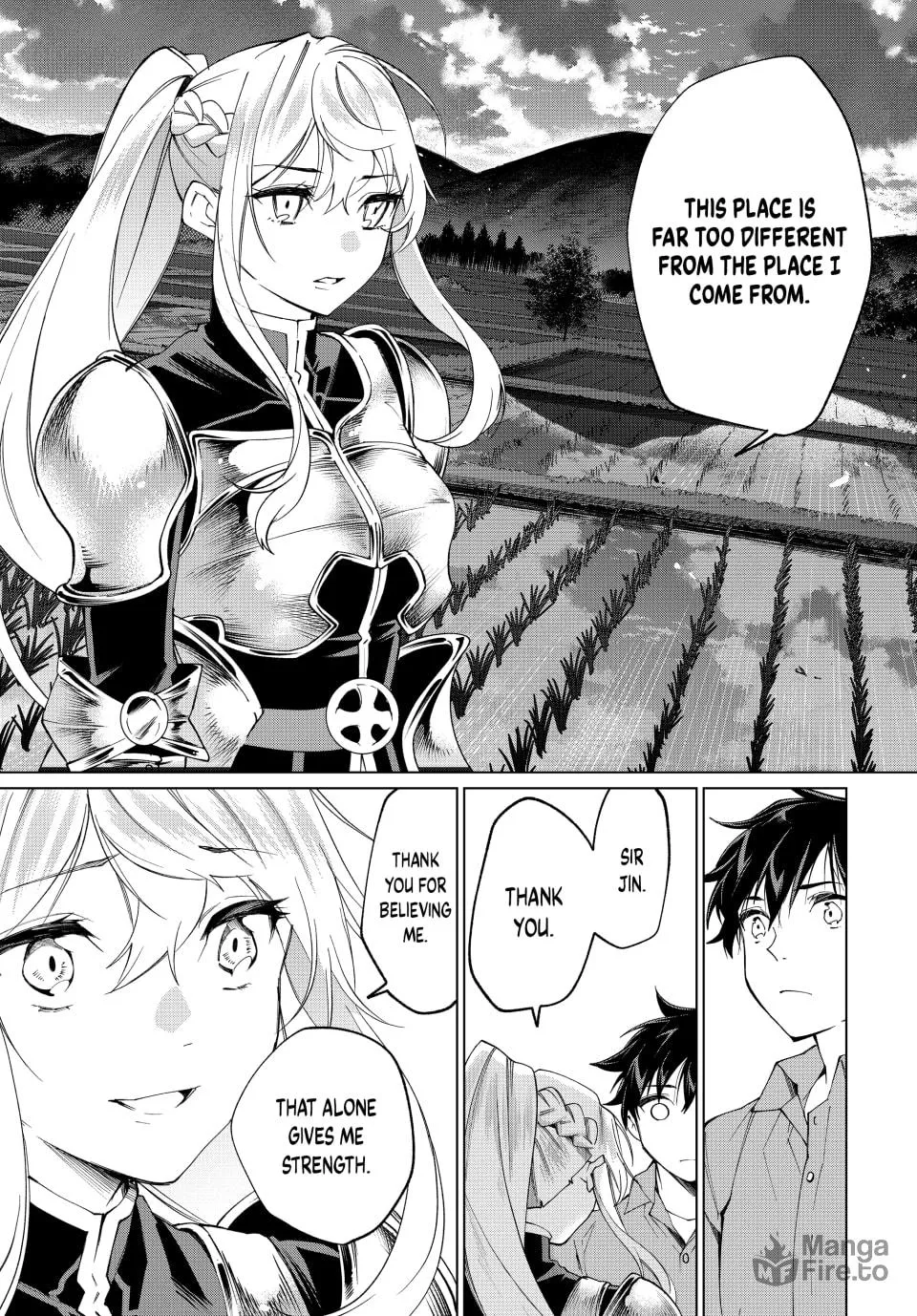 I Found a Female Knight in a Rice Field, in the Countryside They Think She’s My Wife Chapter 5 page 12 - 