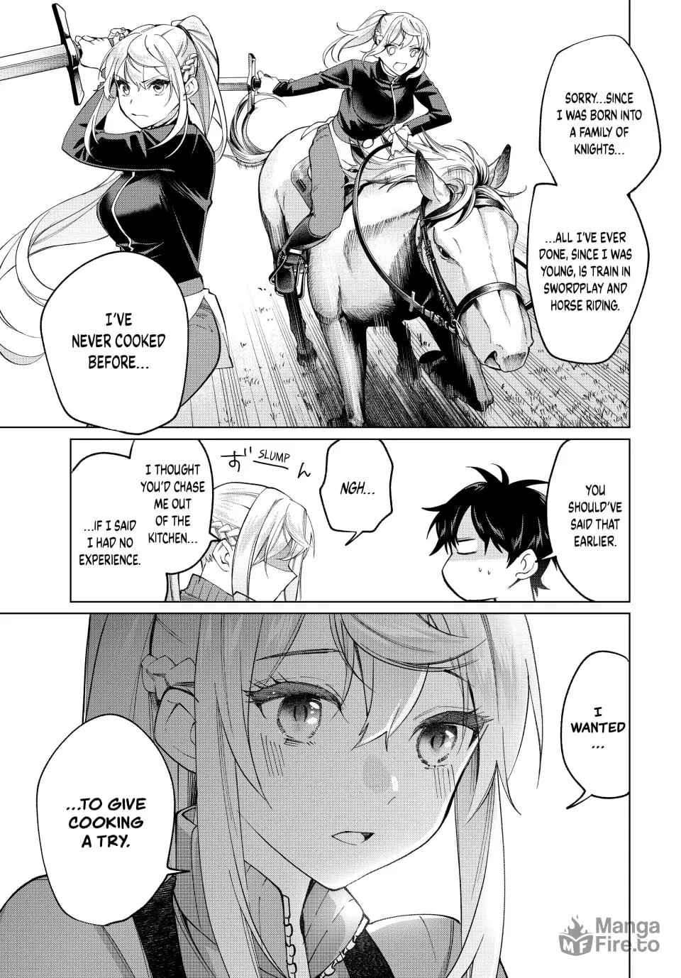 I Found a Female Knight in a Rice Field, in the Countryside They Think She’s My Wife Chapter 9 page 9 - 