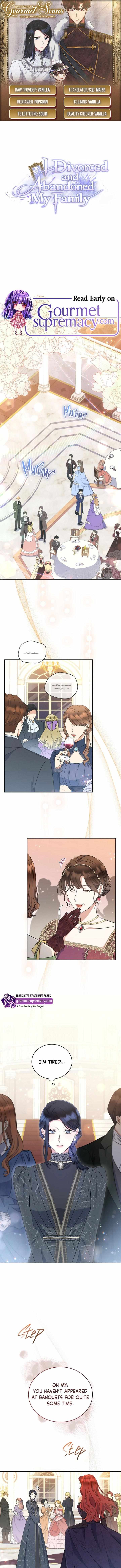I Got Divorced and Abandoned My Family Chapter 9 page 1 - 