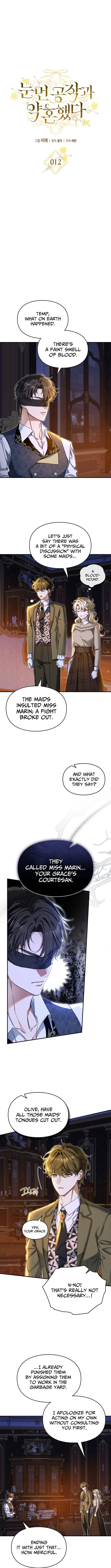 I Got Engaged To The Blind Duke Chapter 12 page 9 - 