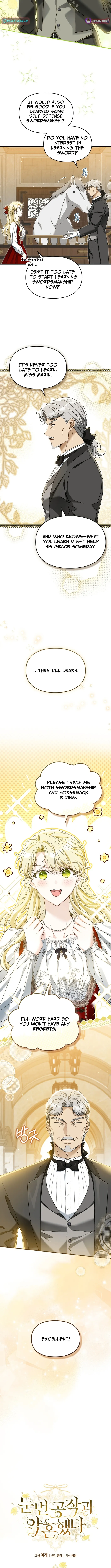 I Got Engaged To The Blind Duke Chapter 21 page 5 - 