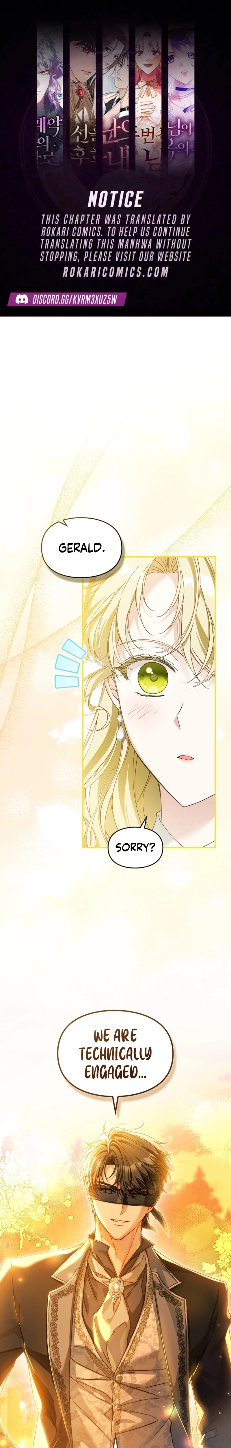 I Got Engaged To The Blind Duke Chapter 28 page 1 - 