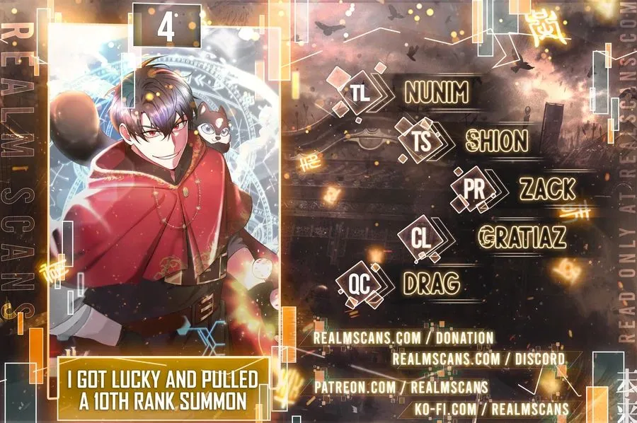 I Got Lucky And Pulled A 10th Rank Summon Chapter 4 page 1 - 