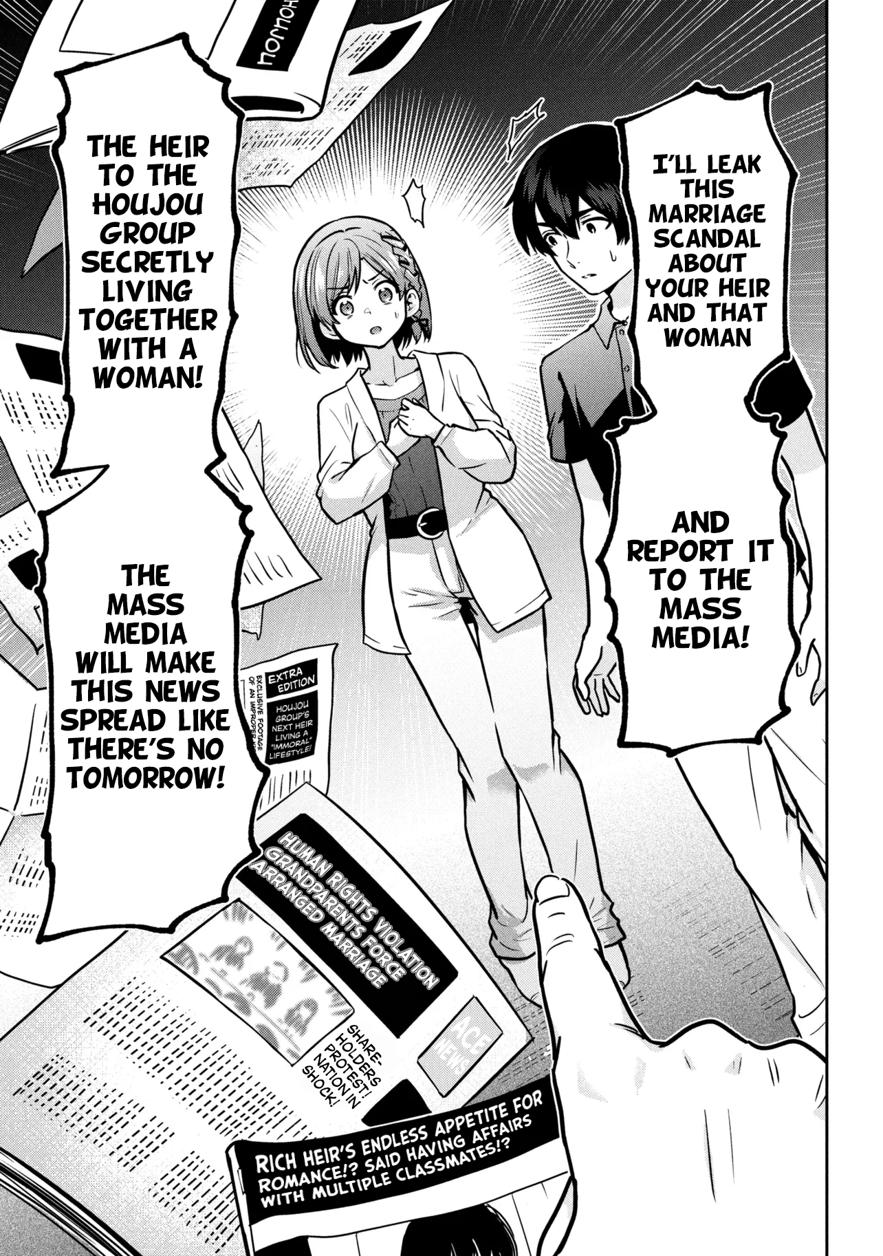 I Got Married to the Girl I Hate Most in Class Chapter 49.2 page 15 - 