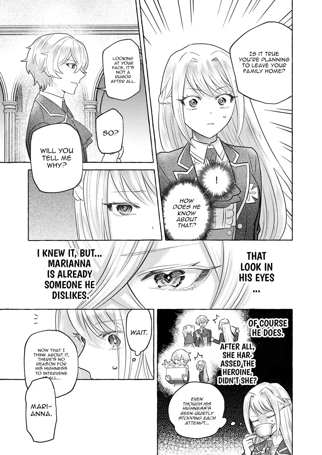 I Got Reincarnated as the Villainess Who Was About to Be Brainwashed, So I Decided to Run Away to Escape My Doom Chapter 1 page 20 - 