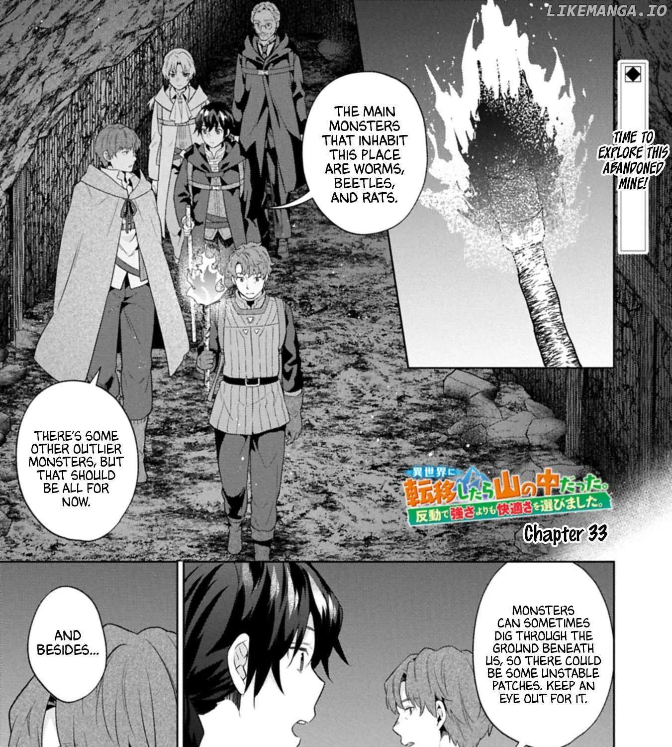 I Got Sent to Another World, but It’s in the Mountains. In Reaction, I Choose Comfort Over Strength. Chapter 33 page 1 - 