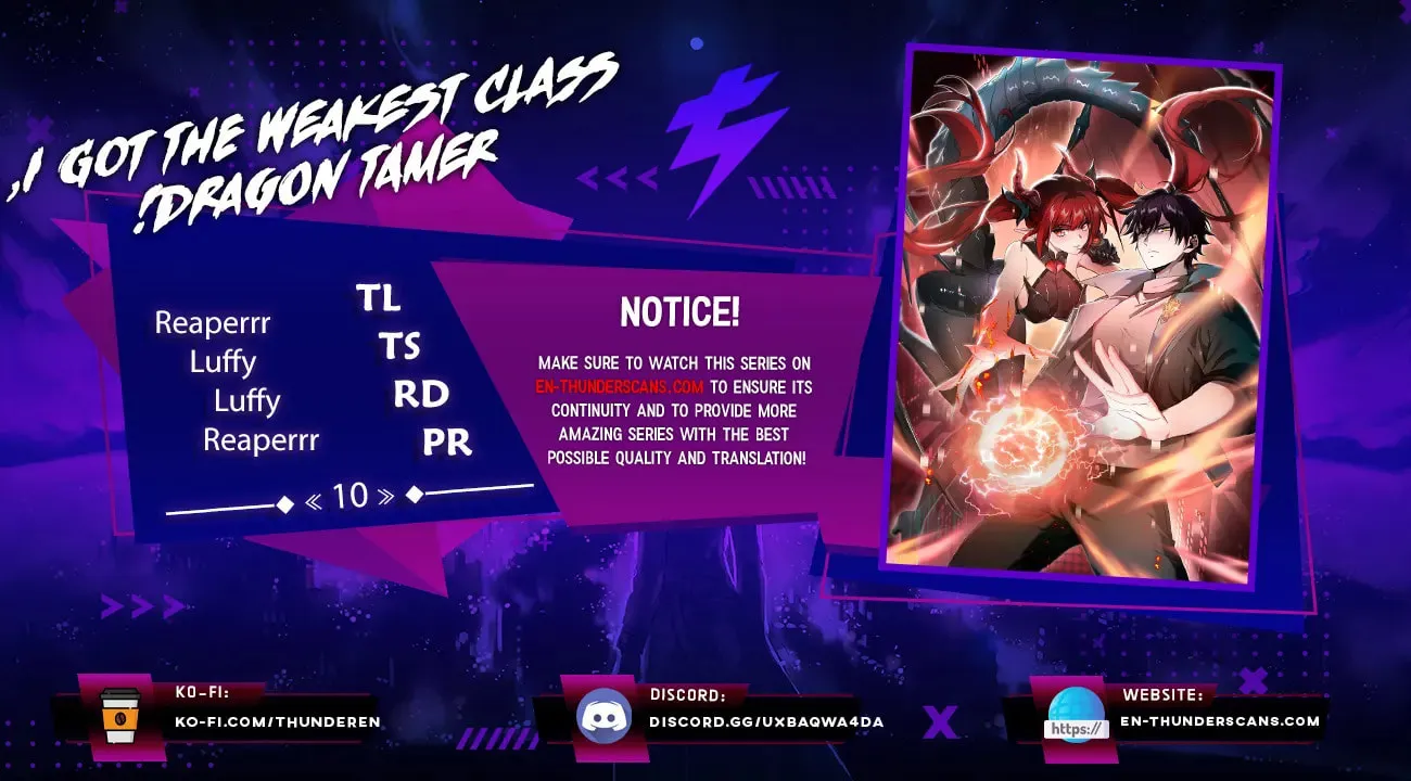 I Got the Weakest Class, Dragon Tamer!? Chapter 10 page 1 - 