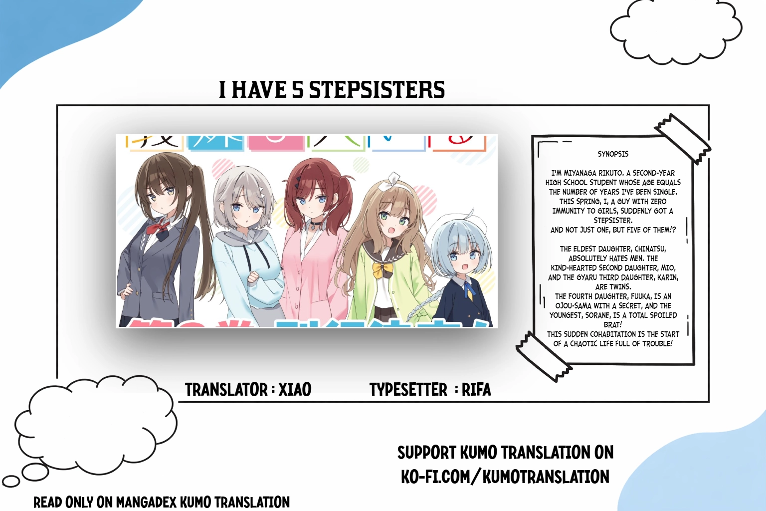 I Have 5 Stepsisters Chapter 1 page 1 - 