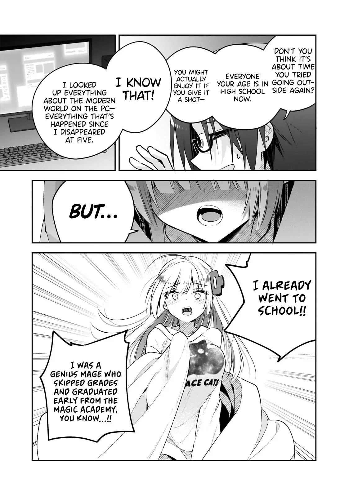 I Left My Magic Behind in Another World. A Terrible New Game for Little Sister Who Was Once a Genius Mage. Chapter 1 page 13 - 