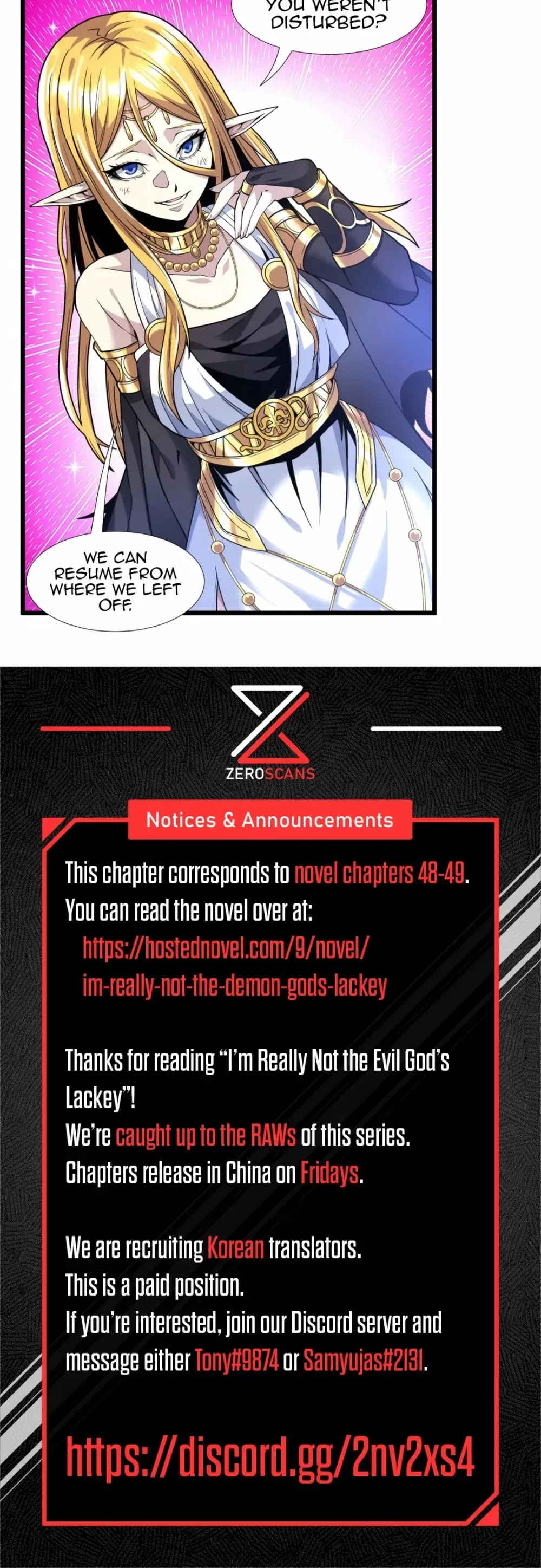 I’m Really Not the Demon God’s Lackey Chapter 24 page 61 - 
