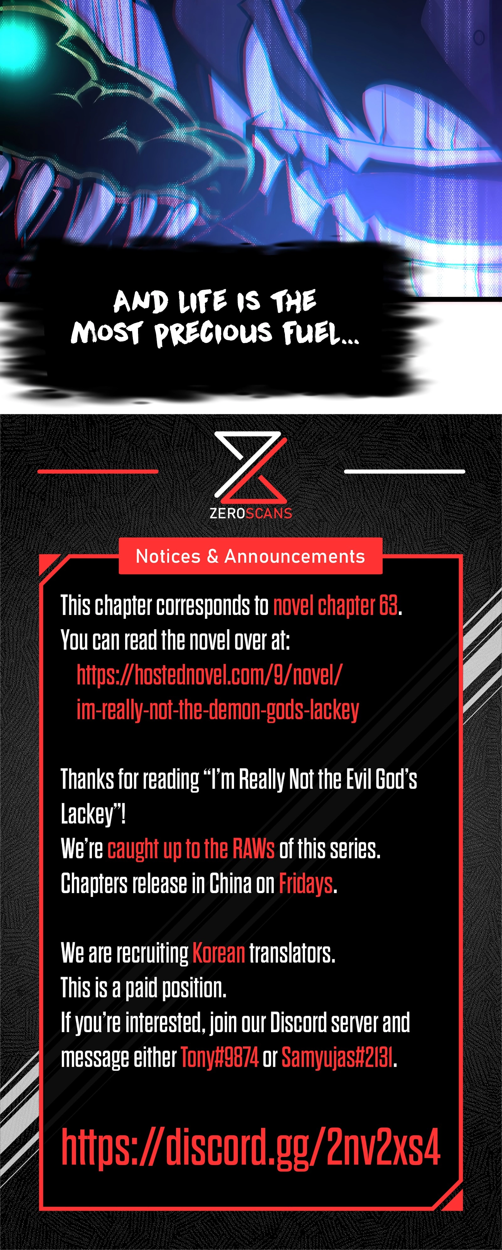 I’m Really Not the Demon God’s Lackey Chapter 32.5 page 40 - 