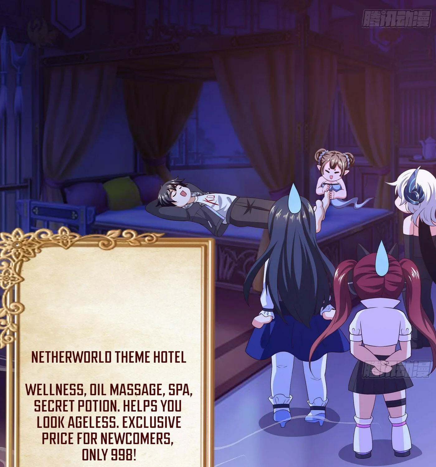 I Made a Harem in the Underworld (Colored) Chapter 28 page 57 - 