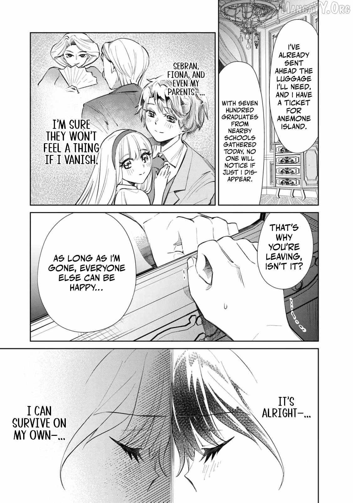 I Only Meant to Disappear Quietly Chapter 8 page 7 - 
