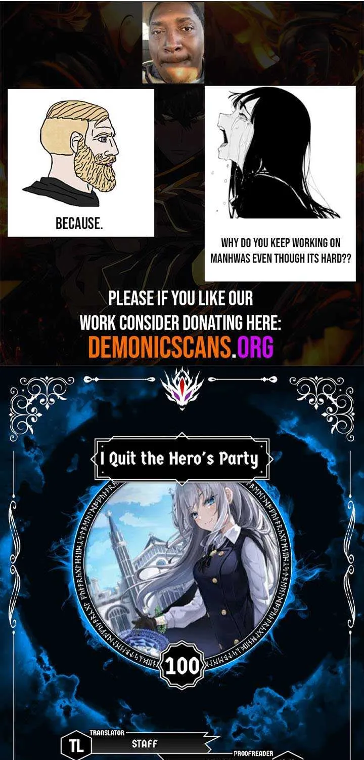 I Quit the Hero’s Party Chapter 100 page 1 - 