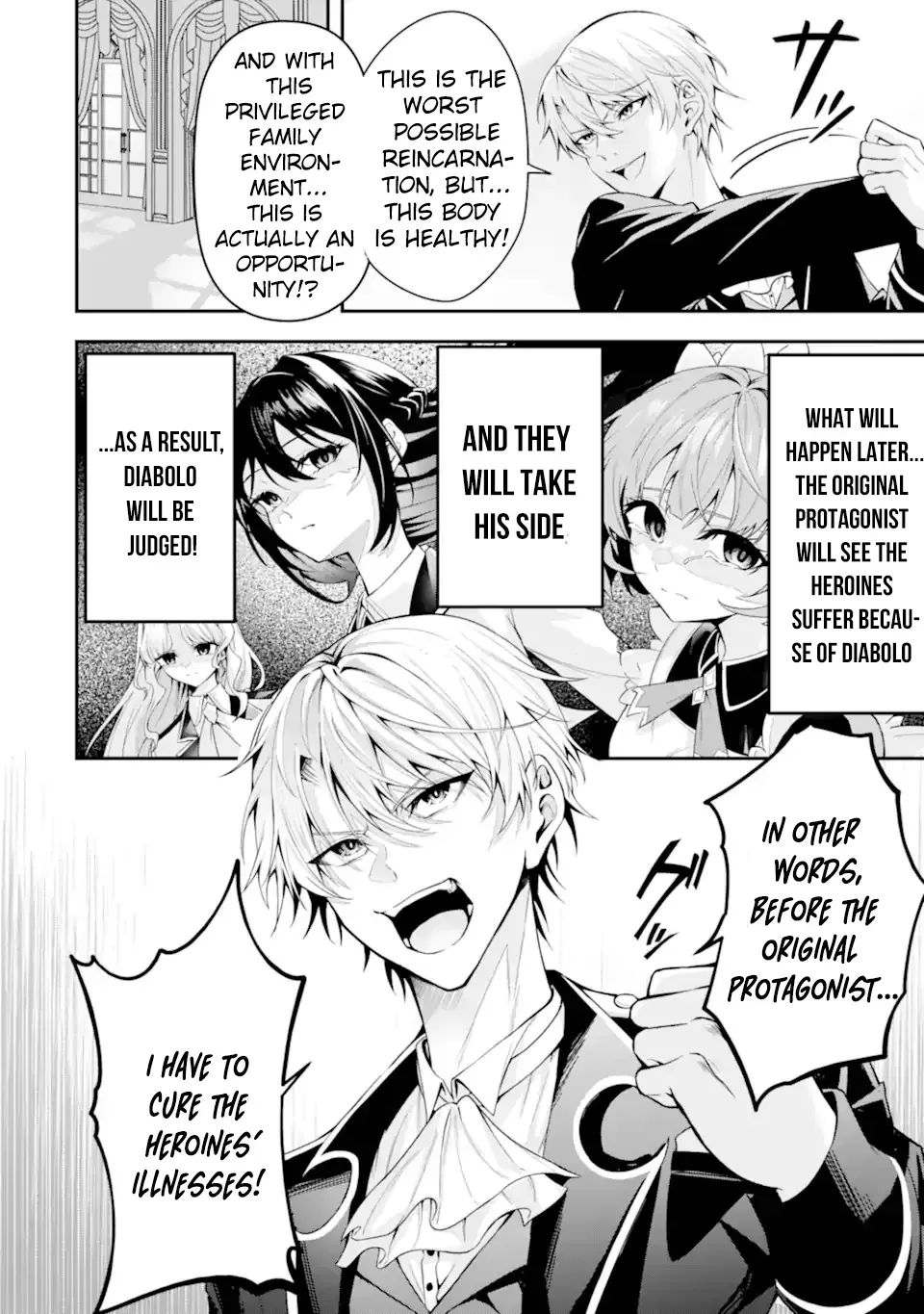 I Reincarnated as a Doomed Villainous Noble: I Don’t Want to Die, So I’ll Master Dark Magic and Save the Heroines! Chapter 1.1 page 23 - 