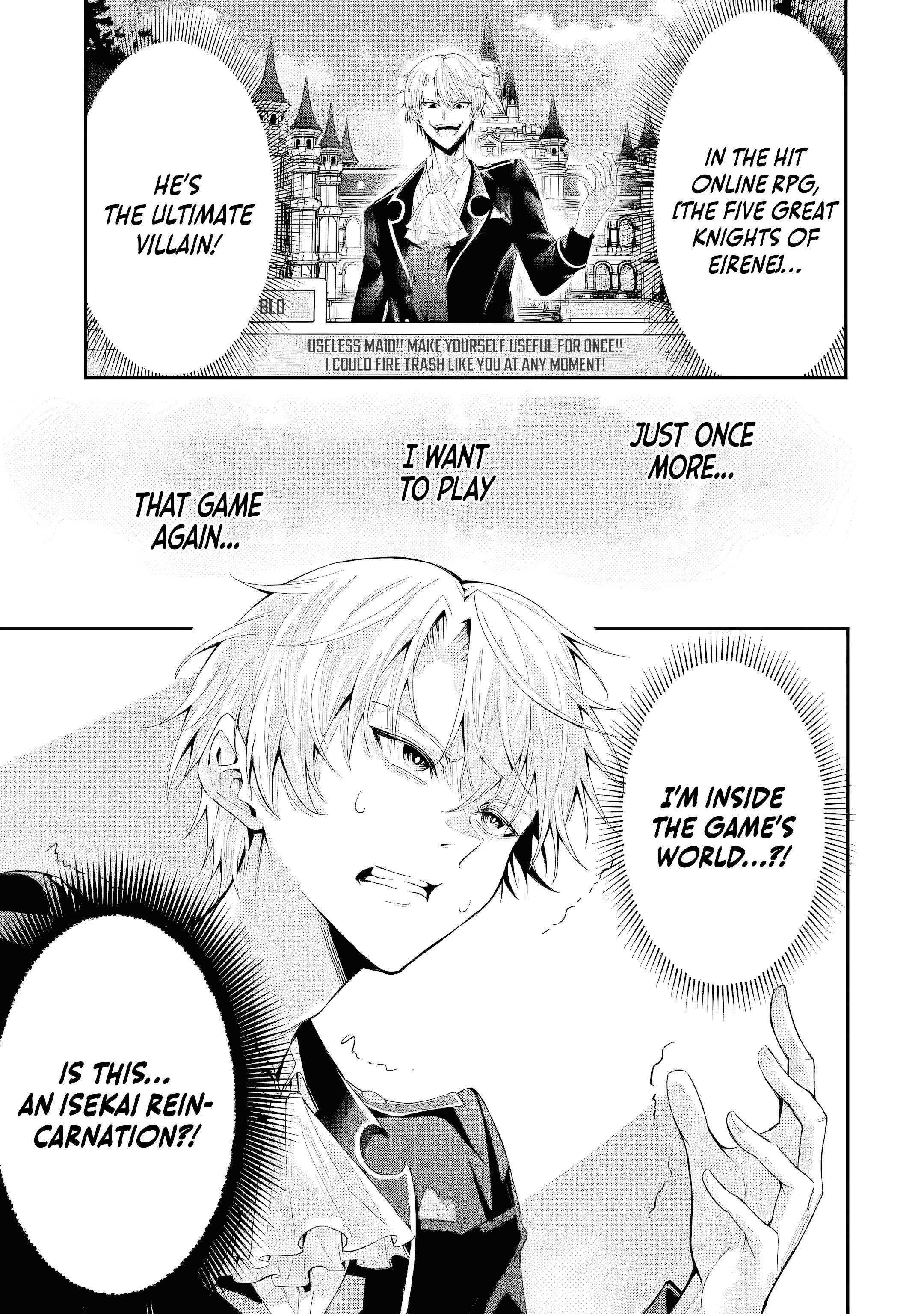 I Reincarnated as a Doomed Villainous Noble: I Don’t Want to Die, So I’ll Master Dark Magic and Save the Heroines! Chapter 1 page 9 - 