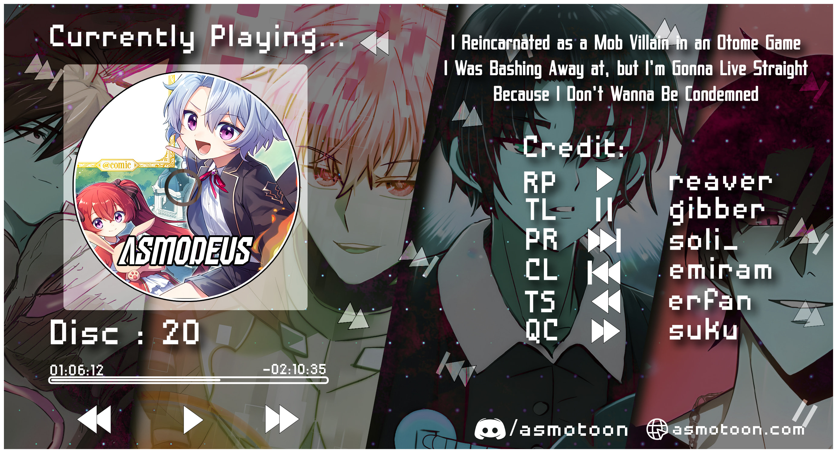 I Reincarnated As A Mob Villain In An Otome Game I Was Bashing Away At, But I
