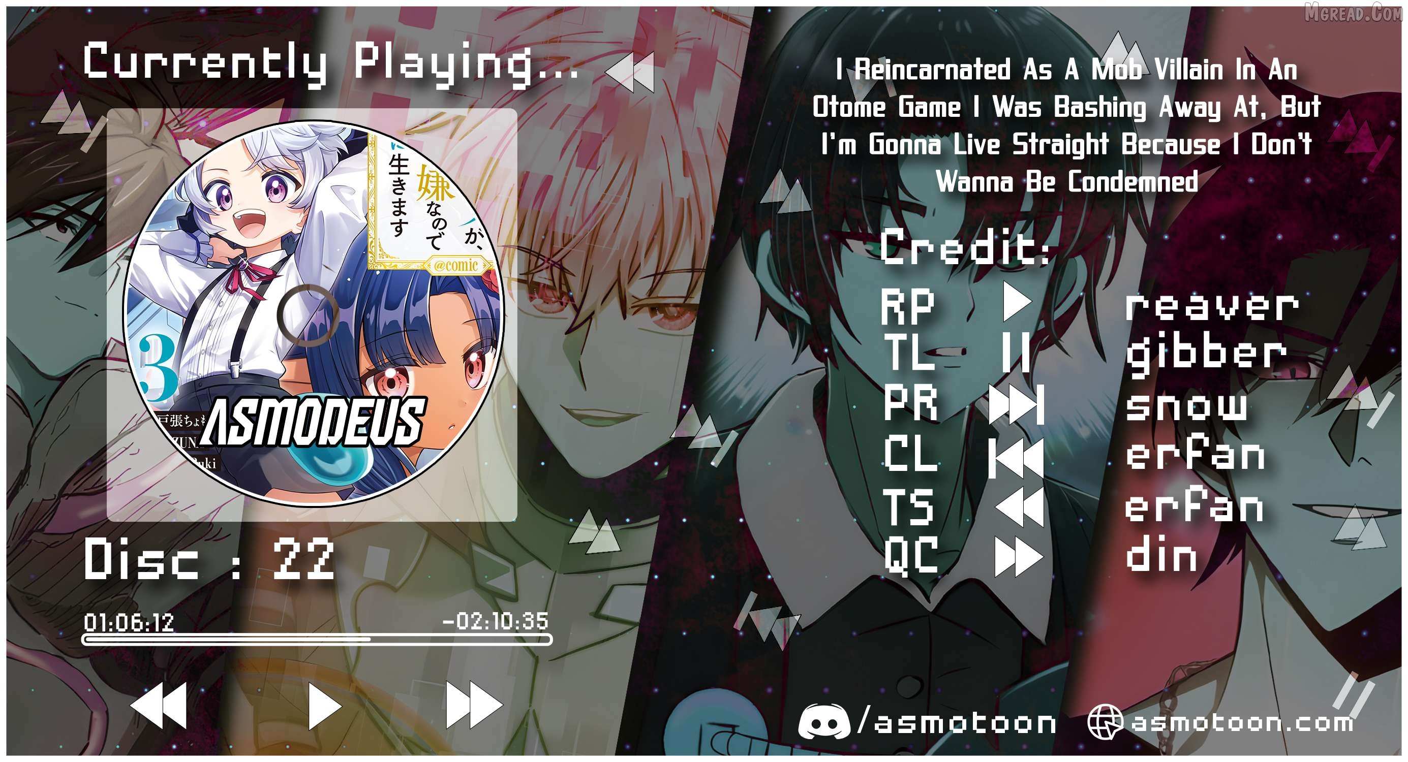 I Reincarnated As A Mob Villain In An Otome Game I Was Bashing Away At, But I
