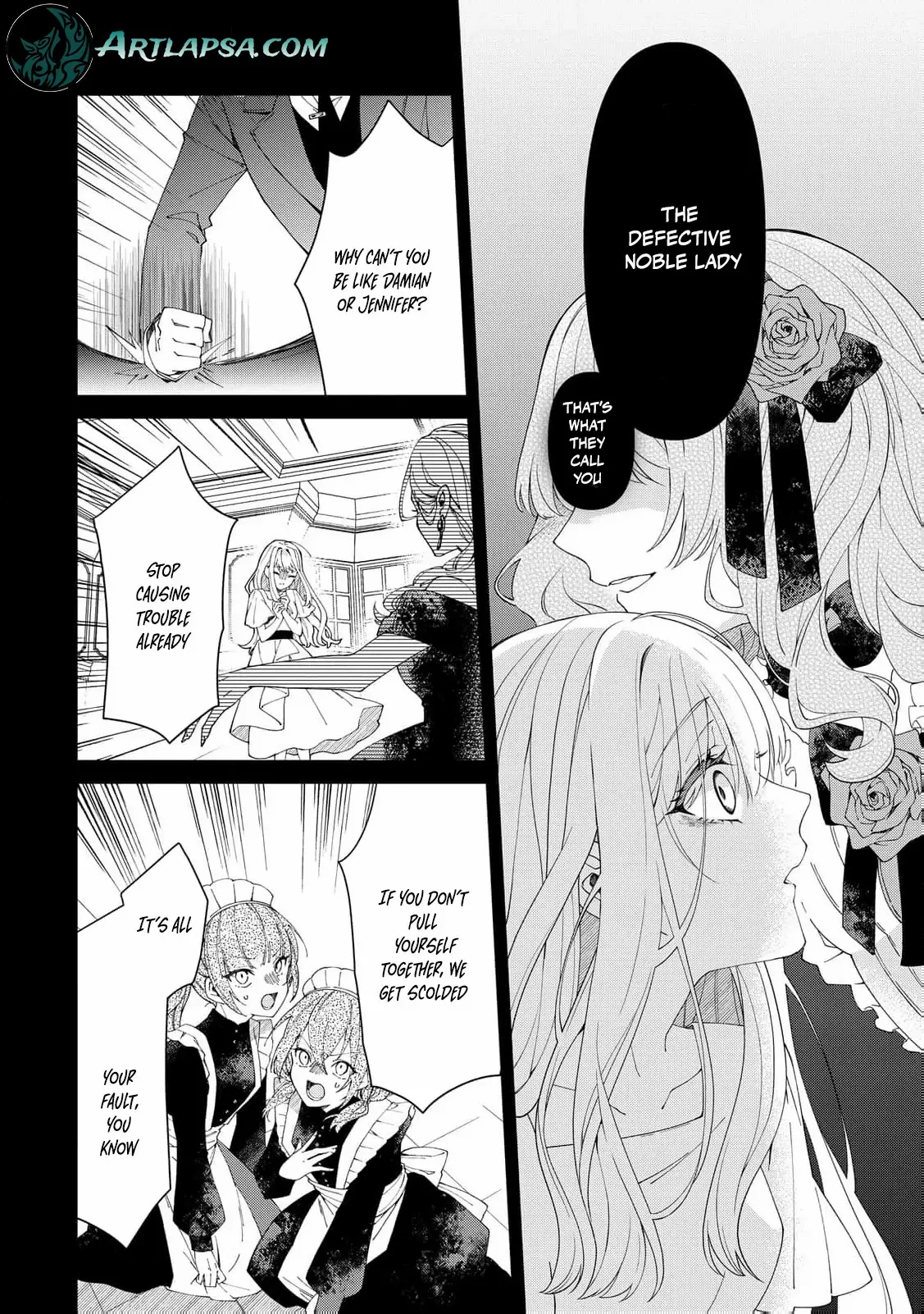I Reincarnated as a Useless Noble Lady Chapter 1 page 10 - 
