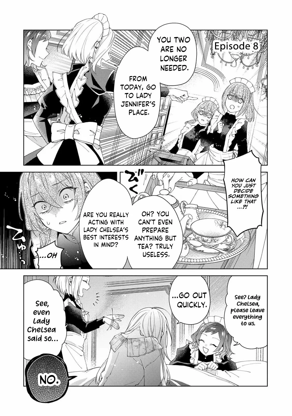 I Reincarnated as a Useless Noble Lady Chapter 8 page 2 - 
