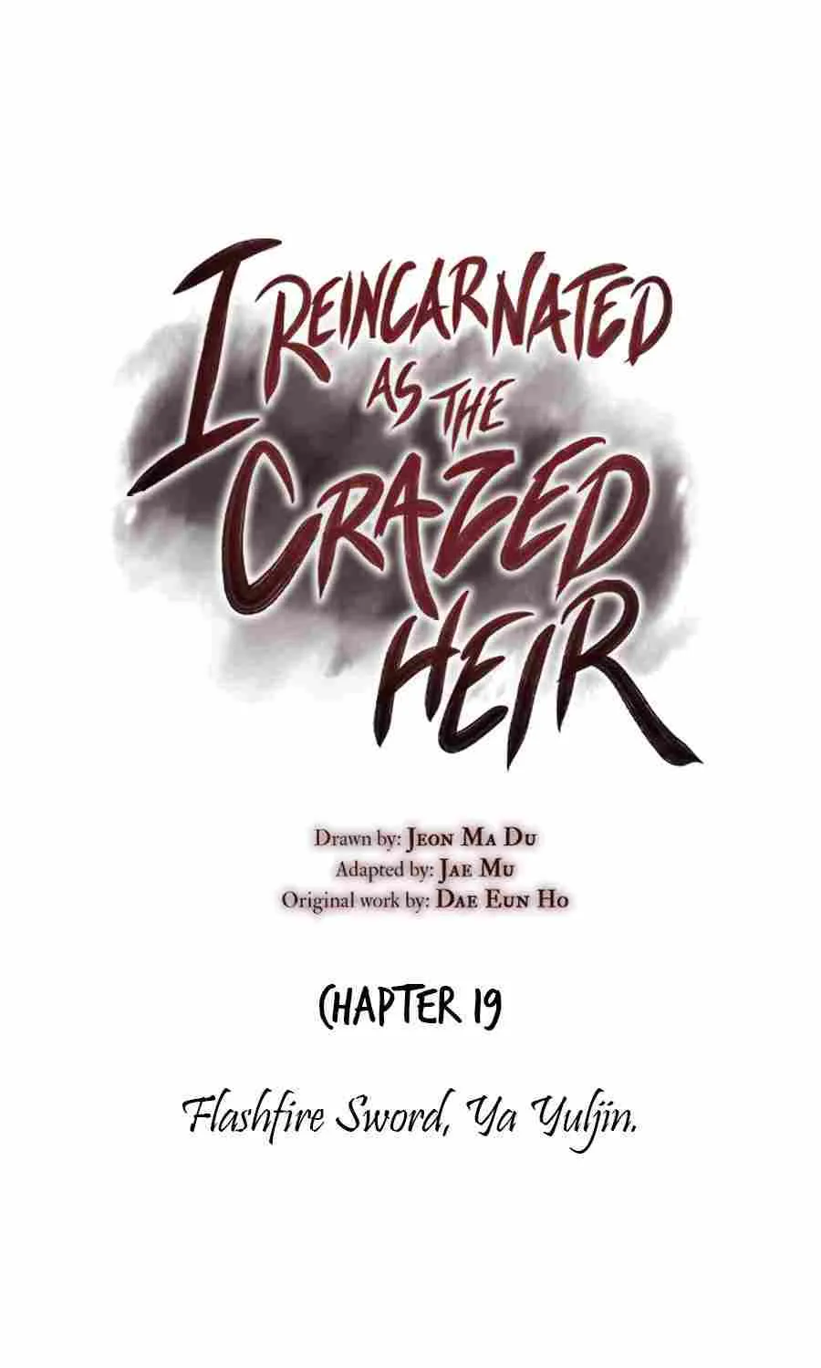 I Reincarnated As The Crazed Heir Chapter 19 page 3 - 