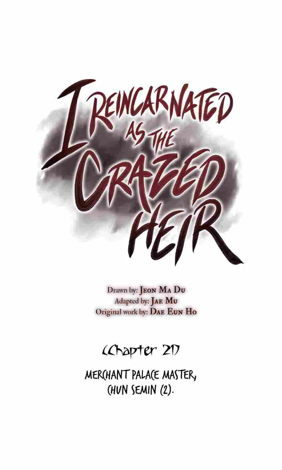 I Reincarnated As The Crazed Heir Chapter 21 page 10 - 
