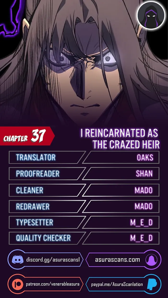 I Reincarnated As The Crazed Heir Chapter 37 page 1 - 