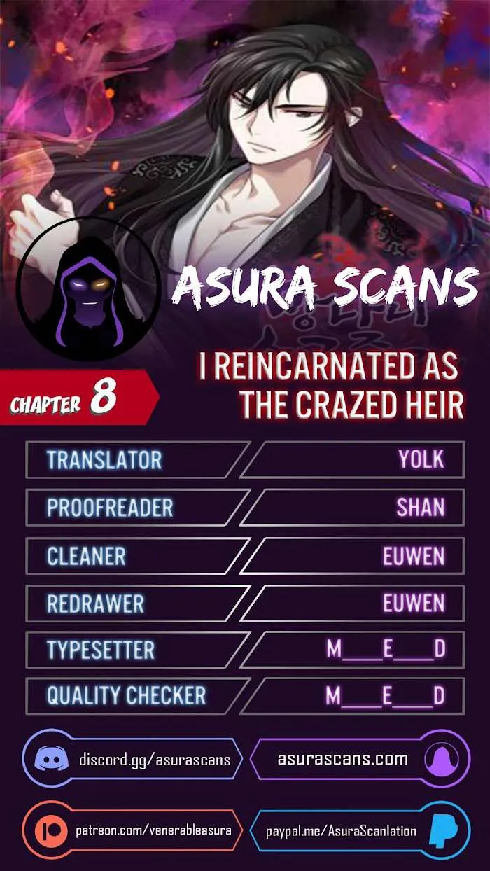 I Reincarnated As The Crazed Heir Chapter 8 page 1 - 
