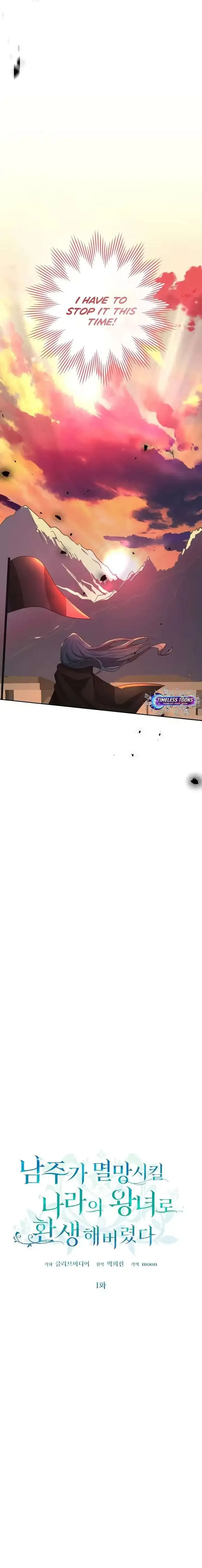 I Reincarnated as the Princess of a Country That Is Going to Be Destroyed by the Male Protagonist Chapter 1 page 5 - 