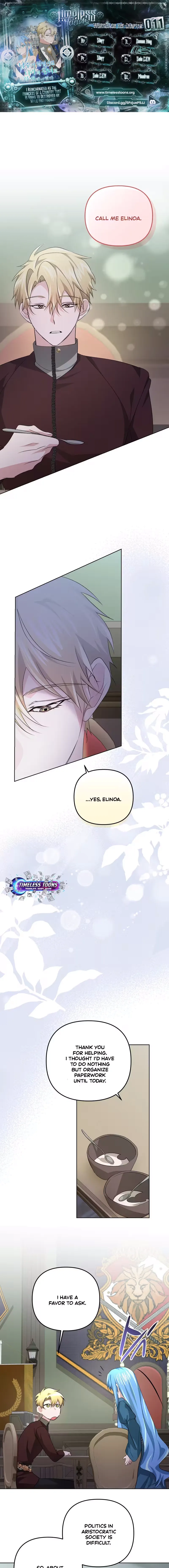 I Reincarnated as the Princess of a Country That Is Going to Be Destroyed by the Male Protagonist Chapter 11 page 1 - 