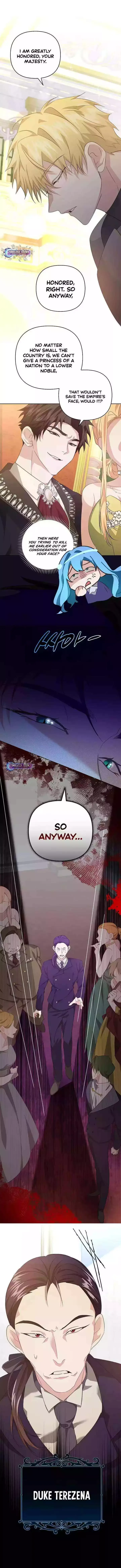 I Reincarnated as the Princess of a Country That Is Going to Be Destroyed by the Male Protagonist Chapter 4 page 5 - 