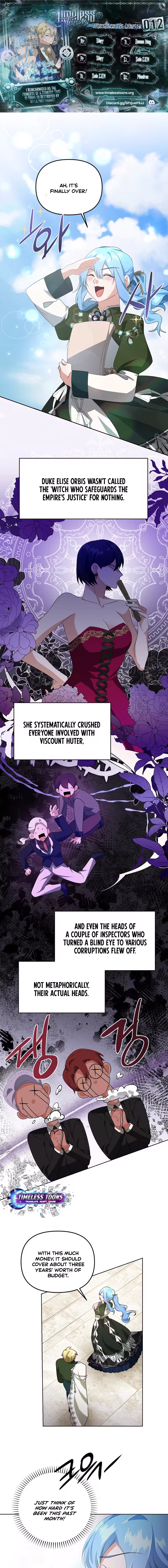 I Reincarnated as the Princess of a Country That Is Going to Destroyed by Male Protagonist Chapter 12 page 1 - 