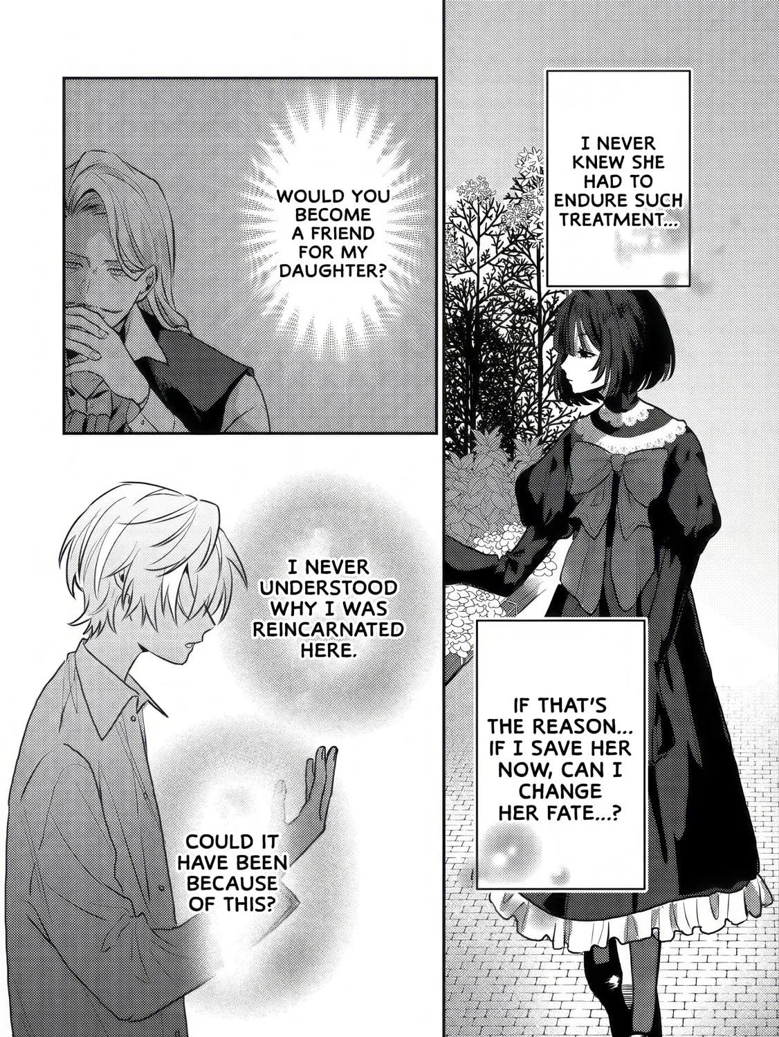 I Reincarnated as the Villainess’ Childhood Friend Who Falls into Darkness. If I Die, It’s a Guaranteed Bad End, So I Became the Strongest… But Hasn’t She Already Fallen Into Darkness [and Turned Yandere]? Chapter 1 page 49 - 