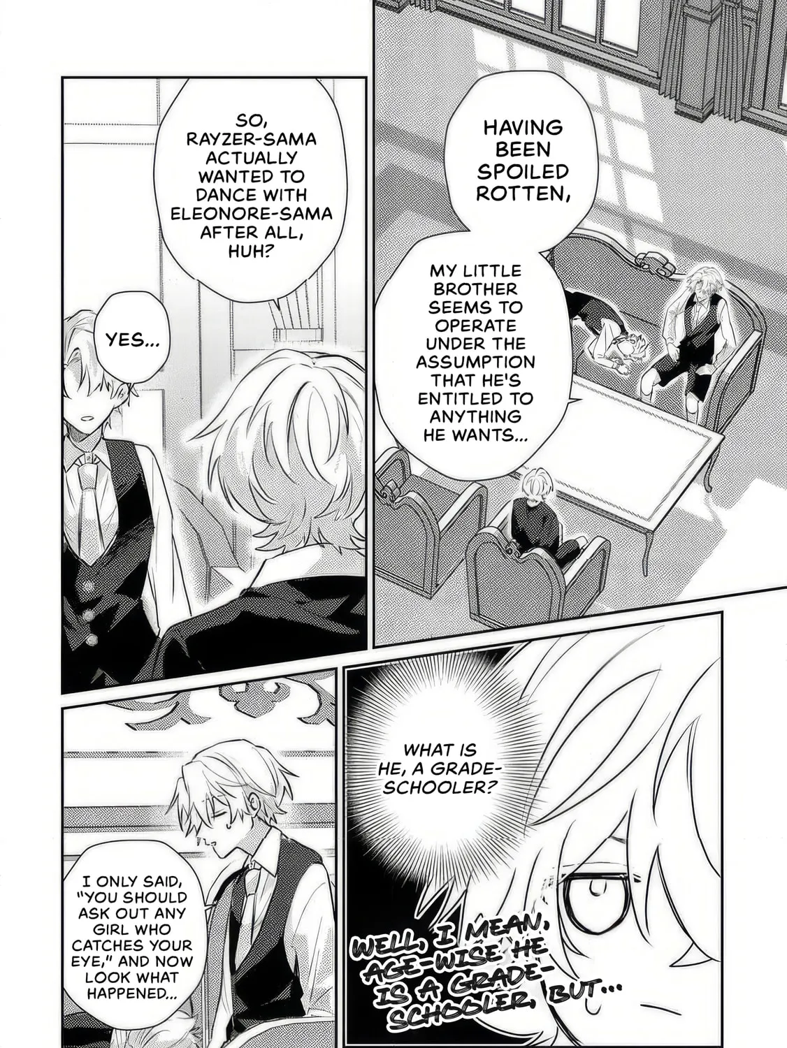 I Reincarnated as the Villainess’ Childhood Friend Who Falls into Darkness. If I Die, It’s a Guaranteed Bad End, So I Became the Strongest… But Hasn’t She Already Fallen Into Darkness [and Turned Yandere]? Chapter 4 page 37 - 