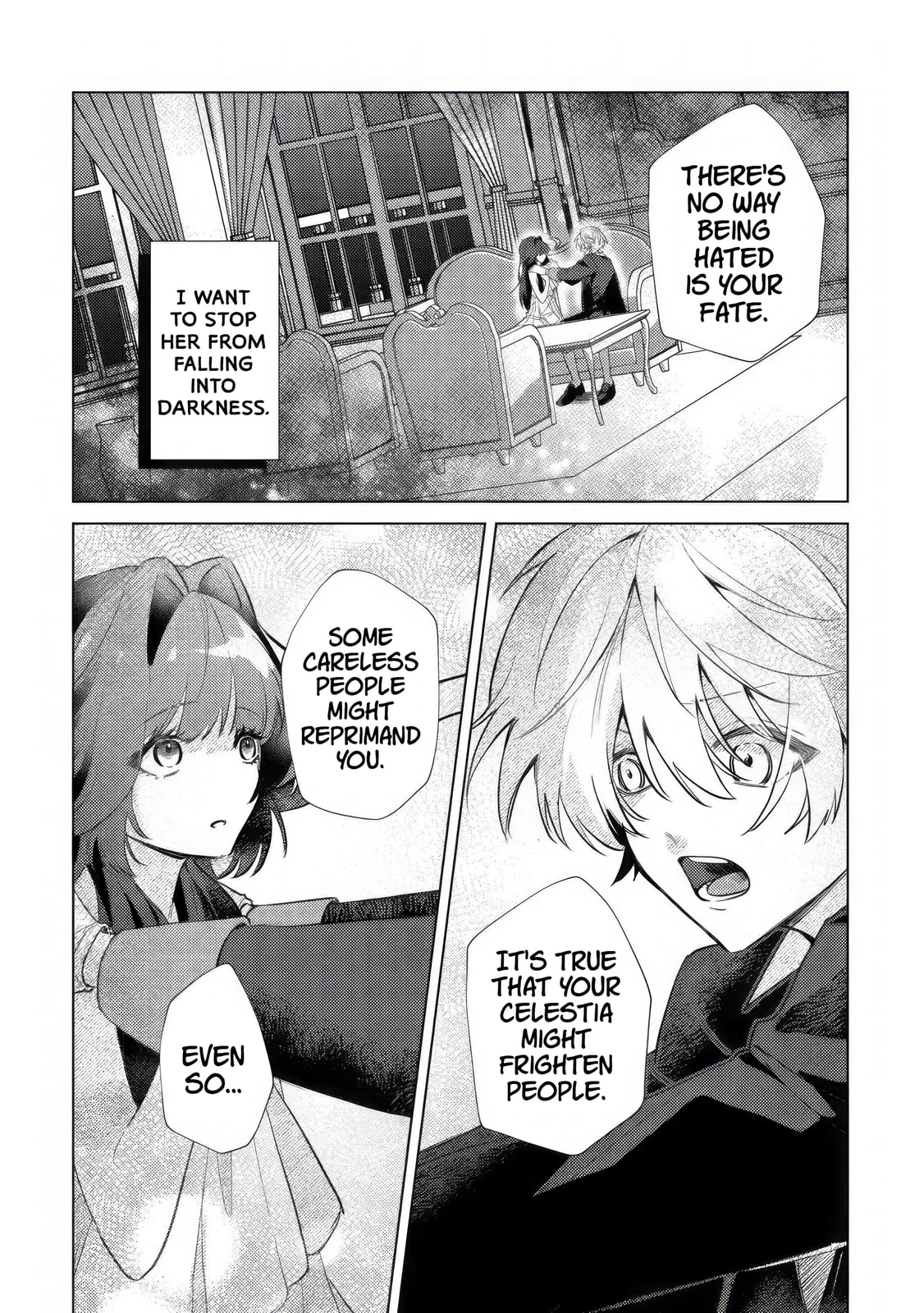 I Reincarnated as the Villainess’ Childhood Friend Who Falls into Darkness. If I Die, It’s a Guaranteed Bad End, So I Became the Strongest… But Hasn’t She Already Fallen Into Darkness [and Turned Yandere]? Chapter 6 page 19 - 