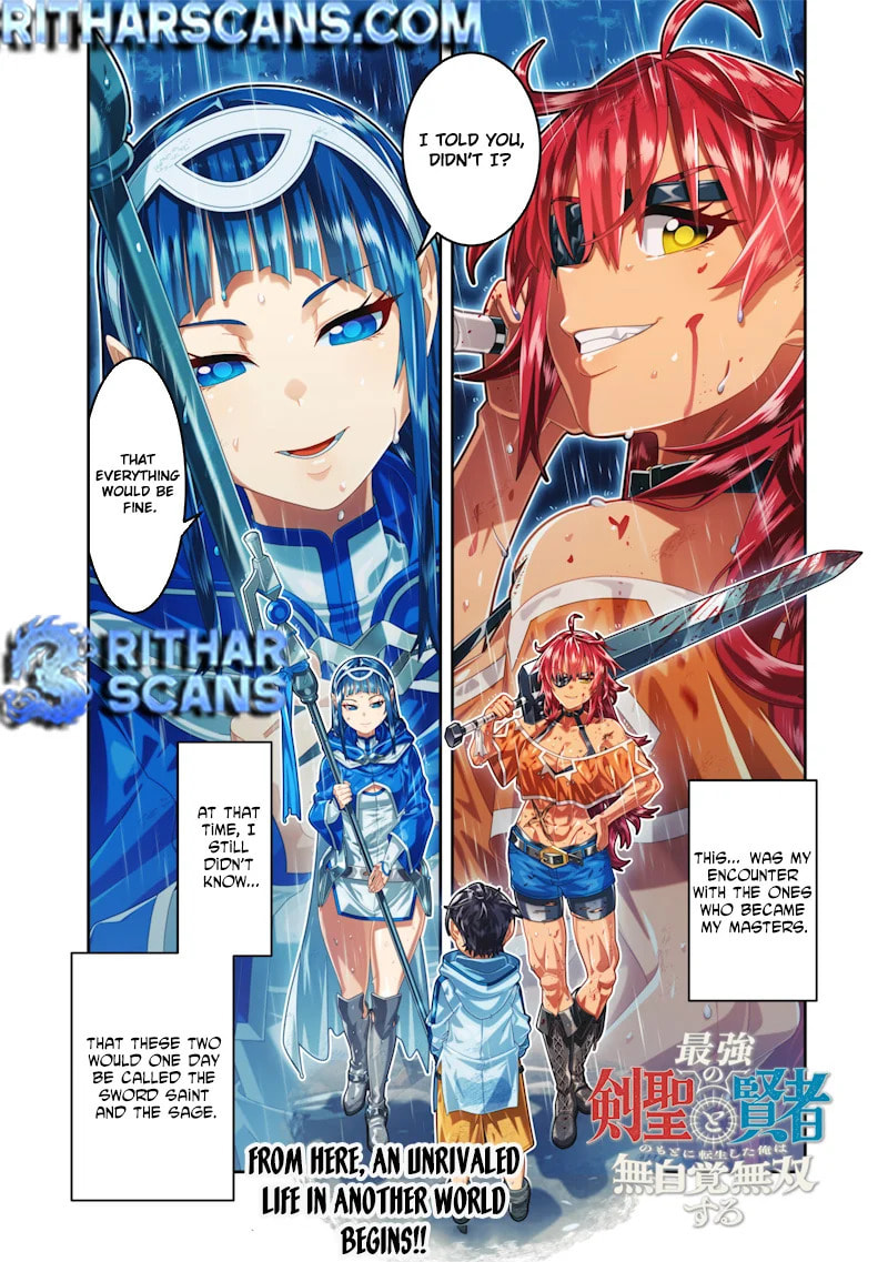 I Reincarnated Under the Strongest Swordmaster and Sage and Unknowingly Became Unrivaled Chapter 1 page 59 - 