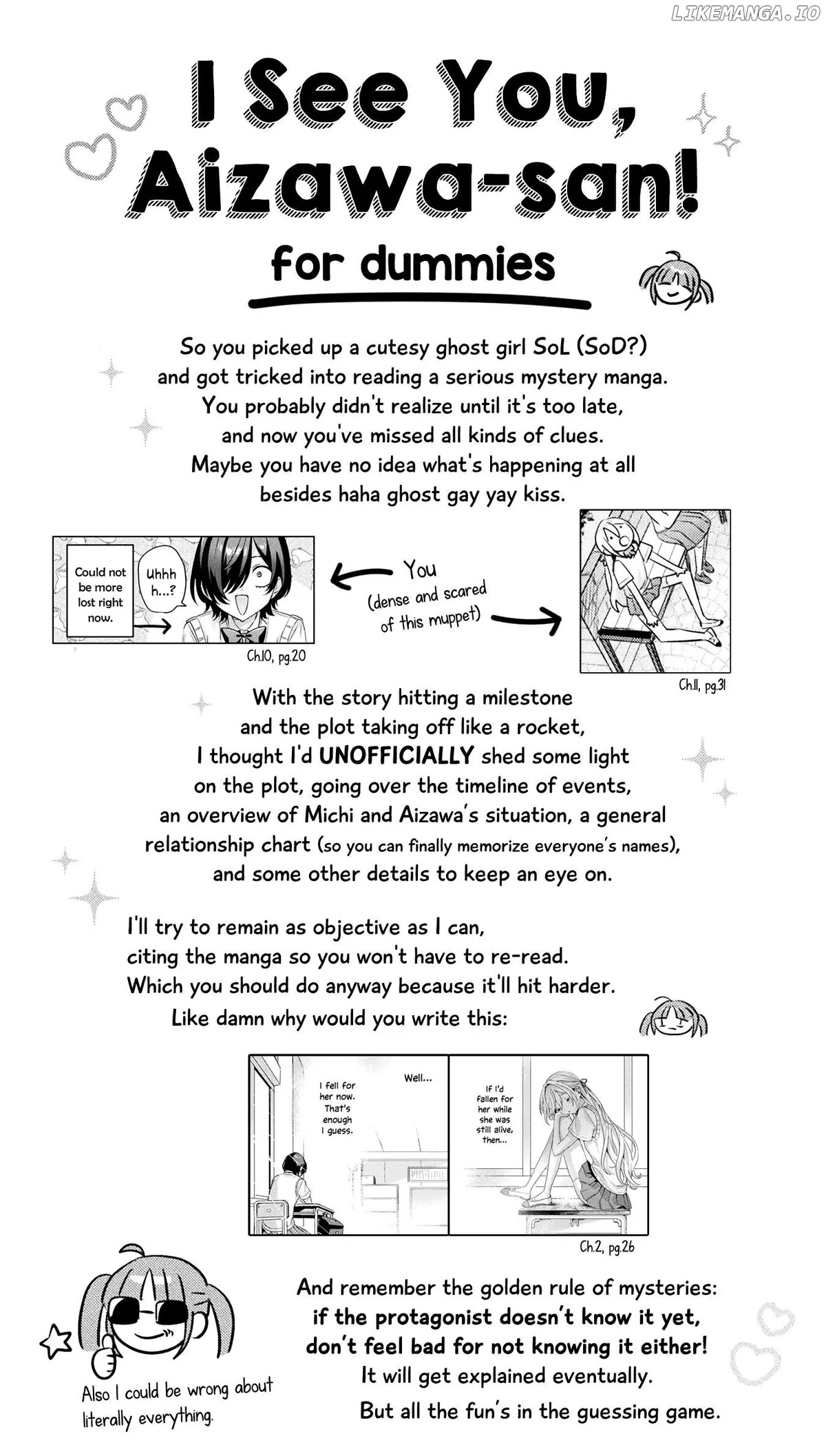 I See You, Aizawa-san! Chapter 17.1 page 1 - 