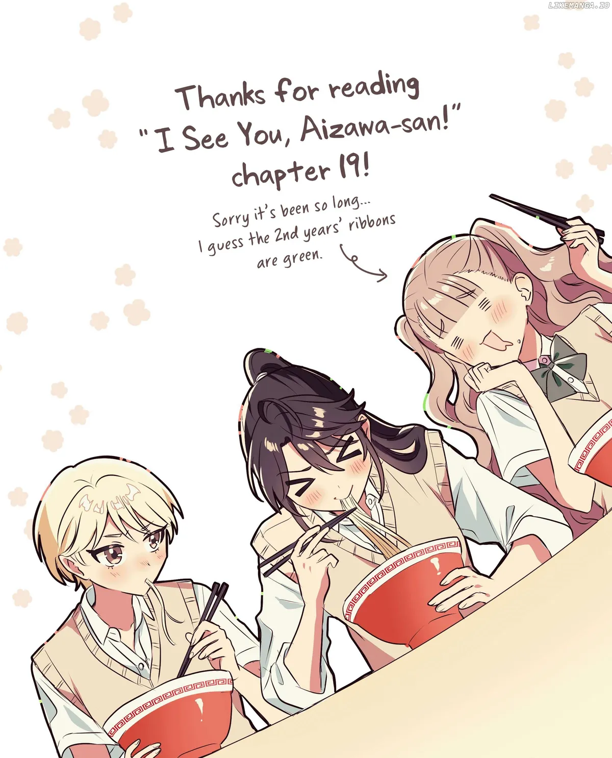 I See You, Aizawa-san! Chapter 19 page 36 - 